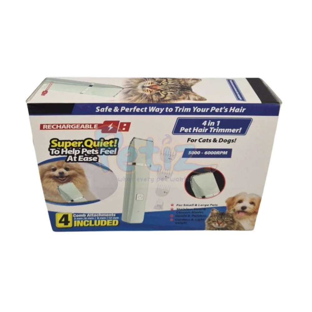 4 en1 Tondeuse pour Chat et Chien avec 4 Têtes – Image 2